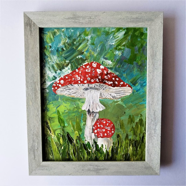 Handwritten-mushroom-fly-agaric-in-a-forest-clearing-by-acrylic-paints-3.jpg