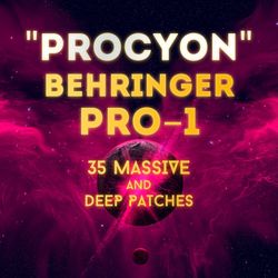 behringer pro-1 - "procyon" 35 massive patches