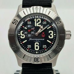 Vostok Komandirskie Shifted second 350748 Brand New men's mechanical automatic watch