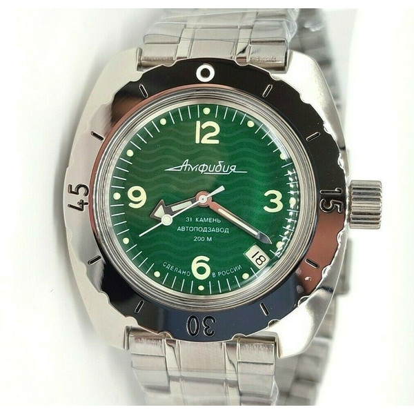 men's-mechanical-automatic-watch-Vostok-Amphibia-Sea-Wave-Green-2416-150348-1
