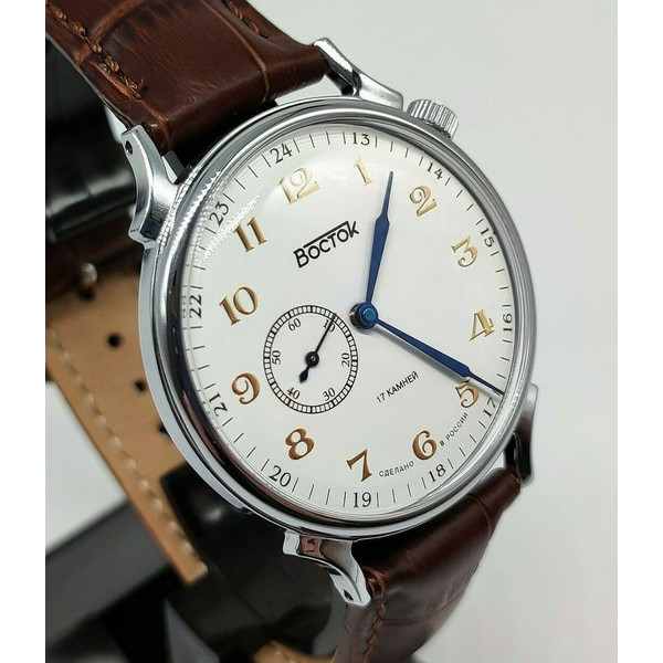 Vintage-style-Classic-mechanical-watch-Vostok-2403-Shifted-second-hand-581827-1