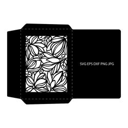 magnolia envelope svg eps dxf vector of flowers for plotters