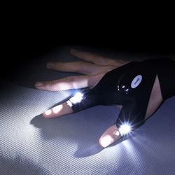 LED Flashlight Waterproof Gloves – Practical Durable Fingerless Gloves