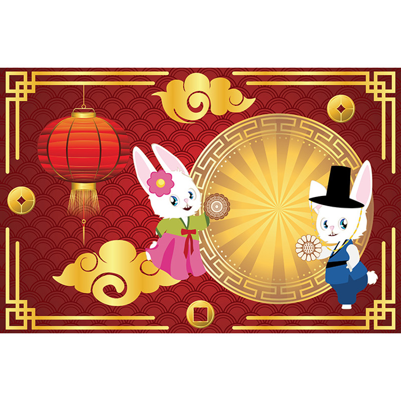 Chuseok greeting with bunnies in hanbok3.jpg