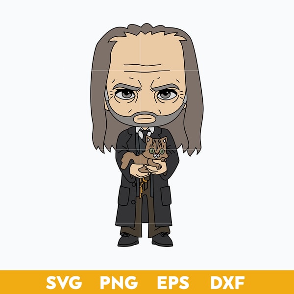 Argus Filch SVG, Harry Potter SVG, Movies SVG PNG DXF EPS Fi | Inspire ...