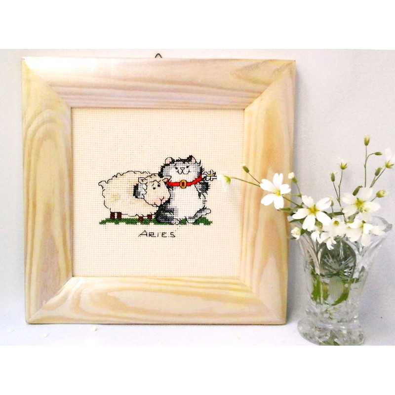 Zodiac sign Aries Funny cats Cats wall décor Cat gifts Cat lovers gift.jpg