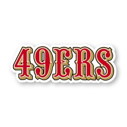 San Francisco 49ers Mascot Emblem Fathead Truck Car Window Vinyl NFL Helmet Sticker NFL Emblem Outdoor