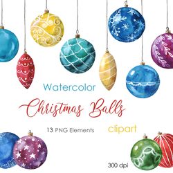 Watercolor-Holiday-decor-clipart-Christmas-balls-clipart-png-postcard-christmas-themed-winter-decorations-stickers-png