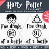 Harry Potter Wine Glass Design by SVG Studio Thumbnail2.png