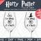 Harry Potter Wine Glass Design by SVG Studio Thumbnail3.png