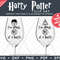 Harry Potter Wine Glass Design by SVG Studio Thumbnail4.png