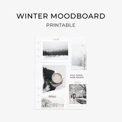 Winter Moodboard Dashboard