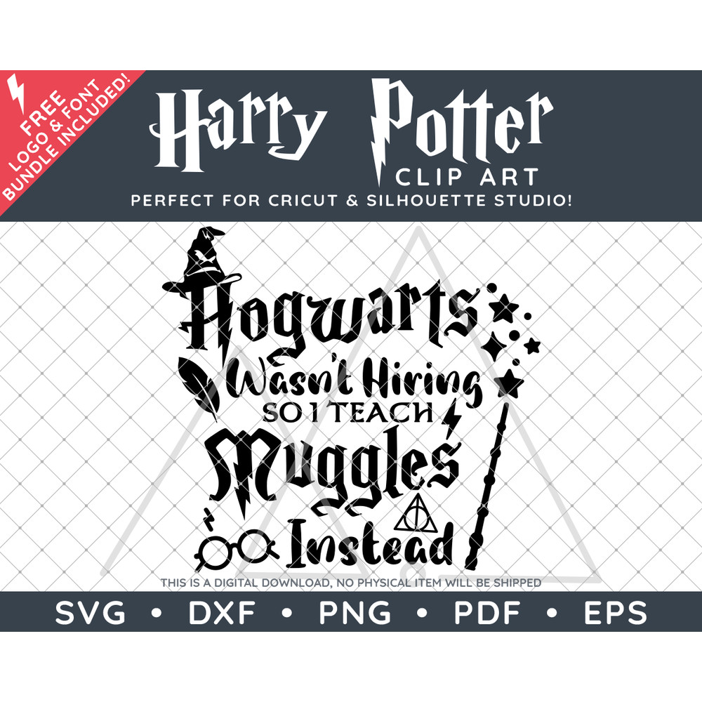 HP Clip Art Hogwarts Wasnt Hiring by SVG Studio Thumbnail.png
