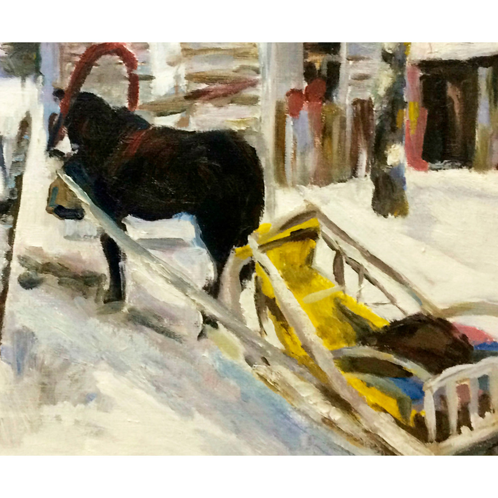 horse painting