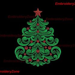 christmas tree embroidery design, christmas embroidery, christmas tree embroidery pattern, wood embroidery, holiday.
