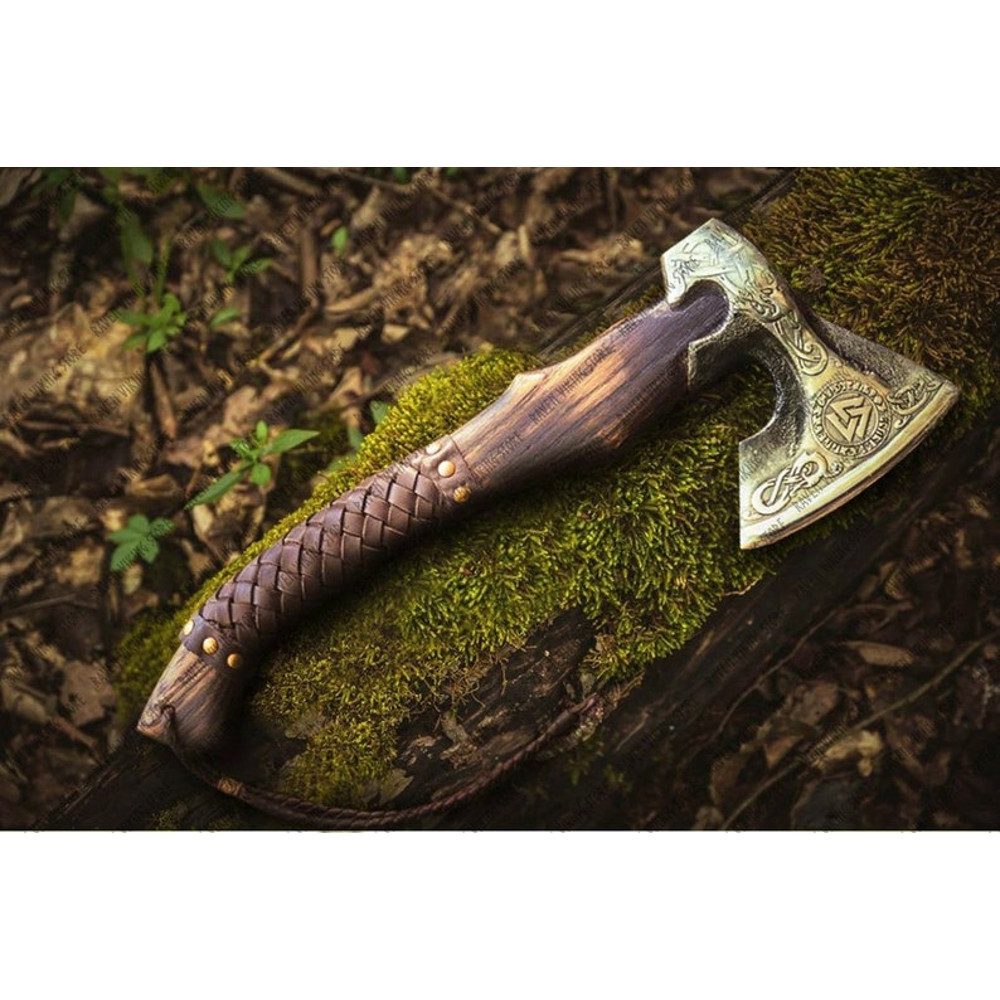 Viking Axe, Handmade Viking Axe, Bearded Axe, Battle Axe, Viking Hatchet (9).jpg