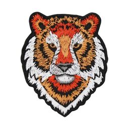 patch/thermal application for any clothes or accessory tiger, 8.1*6.3cm (patch/chevron/heat-on sticker)