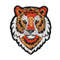 Patch  thermo application for Tiger clothing or accessories, 8.1-6.3 cm  Chevron  Hot Glue 1.jpg
