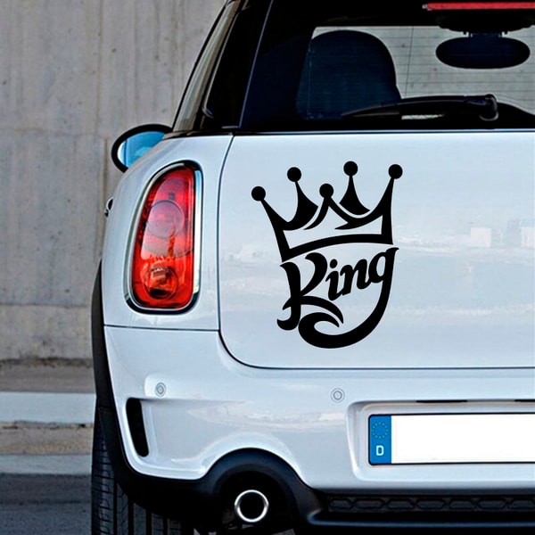 King Line Sticker King Sticker Crown King Wall Sticker Vinyl Decal Mural Art D - Inspire ...