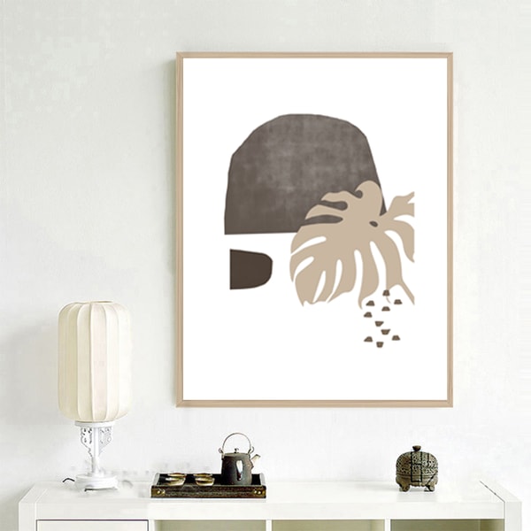 Scandi Art Gray Print Modern Poster Set Of 3 Wall Art Instan - Inspire ...