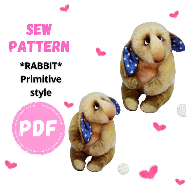 Rabbit Sewing Pattern