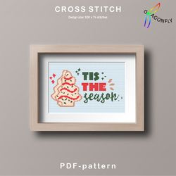 Cross stitch pattern CHRISTMAS / Hand embroidery design Digital PDF file