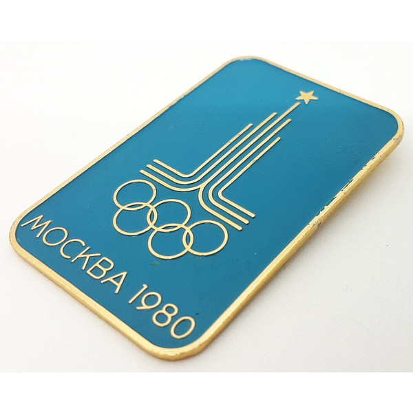 5 Pin Badge Olympic stella with Star mascot USSR Olympic Games Moscow 1980.jpg