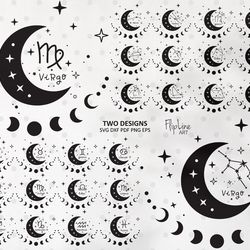 zodiac signs clipart, astrology svg, zodiac svg bundle, horoscope svg, gemini svg, constellation svg, virgo svg