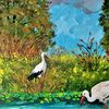 Handwritten-two-storks-on-a-swamp-landscape-by-acrylic-paints-2.jpg