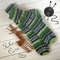 socks-green-forest-colors-striped-wool-warm-foot-care-cold-weather-knitted-handmade-eco-gift