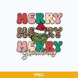merry merry merry grinchmas png, grinch christmas png digiatl file