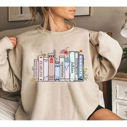 Taylor Albums As Books Sweatshirt, Taylor Midnights Album Shirt, Reading Vintage Taylor's Version, Christmas Gift for Sw