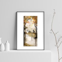 Printable art Autumn trip / print it at home / Directly from the Artist