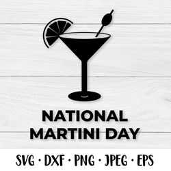 national martini day. martini glass svg