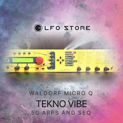 Waldorf Micro Q - "Tekno Vibe" 50 Arps & Seq's