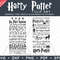 Harry Potter Typography Wall Art Decal by SVG Studio Thumbnail2.png