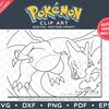 Pokemon Clip Art Charizard Illustration by SVG Studio Thumbnail2.png