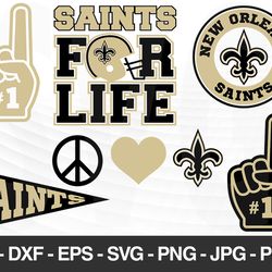 New Orleans Saints SVG, New Orleans Saints files, saints logo, football, silhouette cameo, cricut, digital clipart