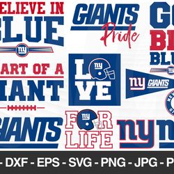 New York Giants SVG, New York Giants files, giants logo, football, silhouette cameo, cricut, cut files, digital clipart,
