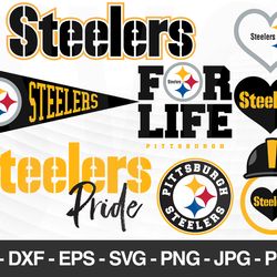 Pittsburgh Steelers SVG, Pittsburgh Steelers files, steelers logo, football, silhouette cameo, cricut, digital clipart,