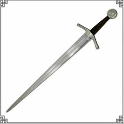 Handmade Medieval Warrior Battle Ready Long Sword with Scabbard