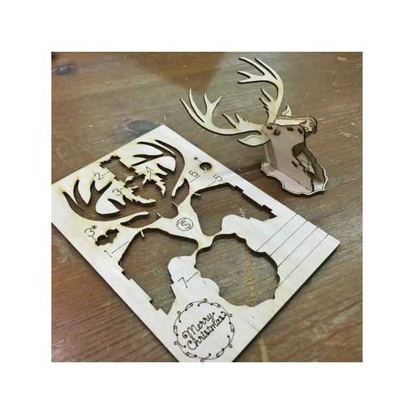 Digital Template Cnc Router Files Cnc Deer Files for Wood La - Inspire ...