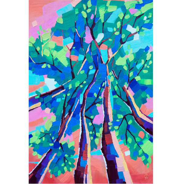 Tree Painting Landscape original Art Abstract Artwork Oil Canvas.jpg