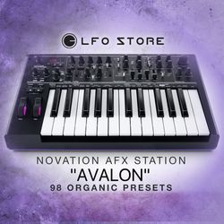 novation afx station "avalon" 98 custom presets