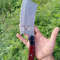 Handmade Damascus Steel Cleaver Chopper Chef Kitchen Knife, Hand Forged Meat Cleaver, Bone Chopper, (3).jpg
