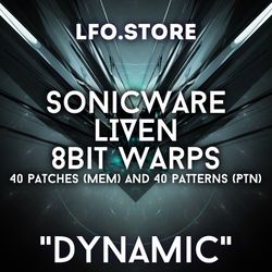 sonicware liven 8bit warps - "dynamic" soundbank