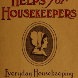 Digital | Vintage Pattern | Vintage 1915 PRISCILLA Helps for Housekeepers | ENGLISH PDF TEMPLATE