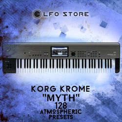korg krome "myth" soundset - 128 ambient & soundtrack presets