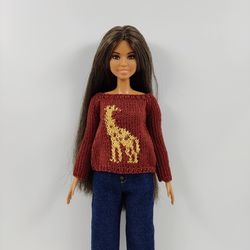 Barbie clothes giraffe sweater