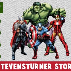 Marvel's Avengers Assemble SVG, Avengers SVG, Marvel SVG, PNG DXF EPS File